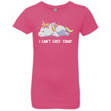 T-Shirts Hot Pink / YXS I Can't Exist Today Girls Premium T-Shirt