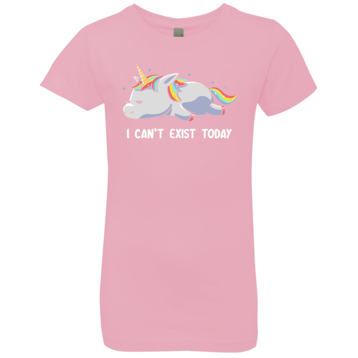 T-Shirts Light Pink / YXS I Can't Exist Today Girls Premium T-Shirt