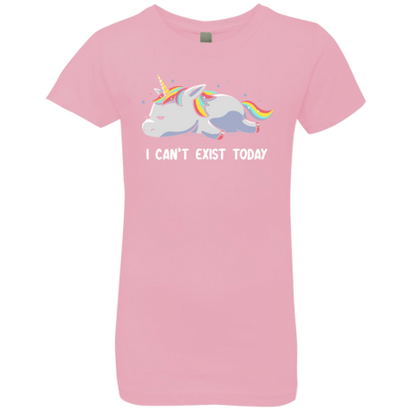 T-Shirts Light Pink / YXS I Can't Exist Today Girls Premium T-Shirt