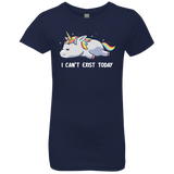 T-Shirts Midnight Navy / YXS I Can't Exist Today Girls Premium T-Shirt