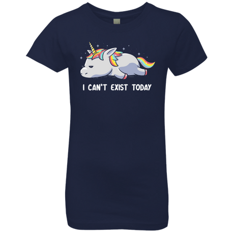 T-Shirts Midnight Navy / YXS I Can't Exist Today Girls Premium T-Shirt