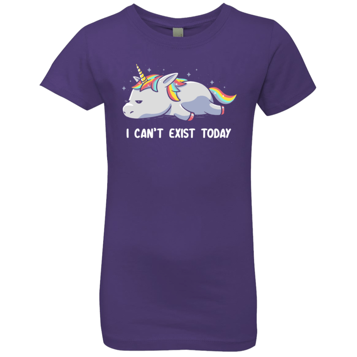 T-Shirts Purple Rush / YXS I Can't Exist Today Girls Premium T-Shirt