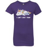 T-Shirts Purple Rush / YXS I Can't Exist Today Girls Premium T-Shirt