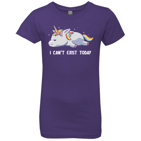 T-Shirts Purple Rush / YXS I Can't Exist Today Girls Premium T-Shirt