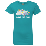 T-Shirts Tahiti Blue / YXS I Can't Exist Today Girls Premium T-Shirt