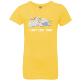 T-Shirts Vibrant Yellow / YXS I Can't Exist Today Girls Premium T-Shirt