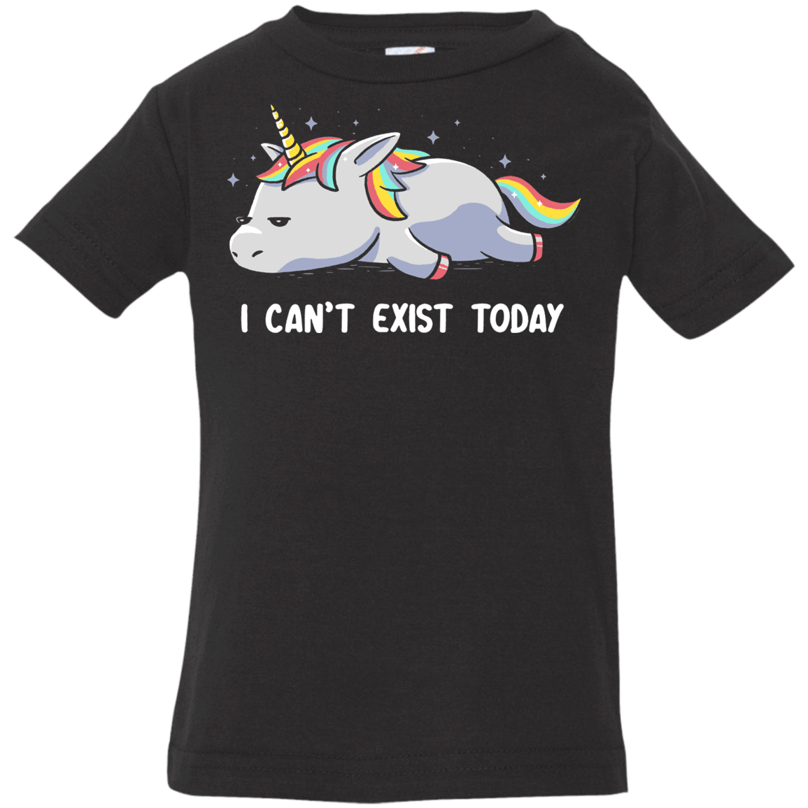 T-Shirts Black / 6 Months I Can't Exist Today Infant Premium T-Shirt