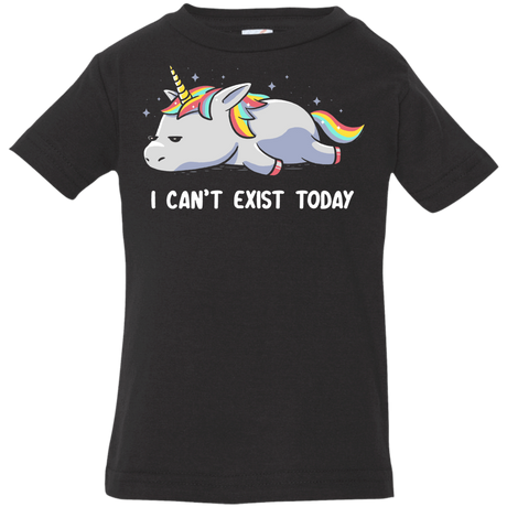 T-Shirts Black / 6 Months I Can't Exist Today Infant Premium T-Shirt
