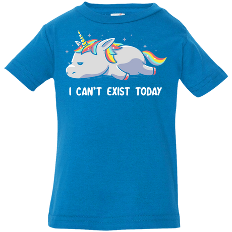 T-Shirts Cobalt / 6 Months I Can't Exist Today Infant Premium T-Shirt