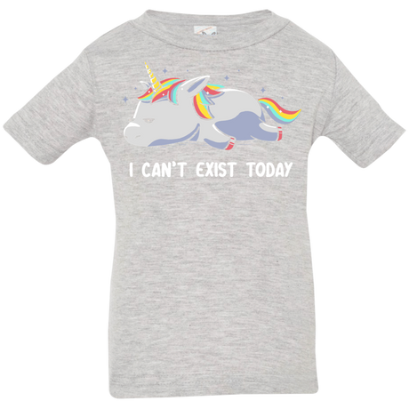 T-Shirts Heather Grey / 6 Months I Can't Exist Today Infant Premium T-Shirt