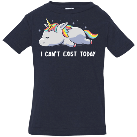 T-Shirts Navy / 6 Months I Can't Exist Today Infant Premium T-Shirt