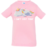 T-Shirts Pink / 6 Months I Can't Exist Today Infant Premium T-Shirt
