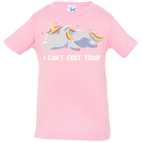 T-Shirts Pink / 6 Months I Can't Exist Today Infant Premium T-Shirt