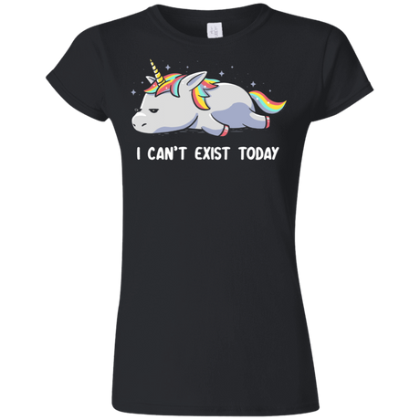 T-Shirts Black / S I Can't Exist Today Junior Slimmer-Fit T-Shirt