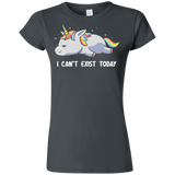 T-Shirts Charcoal / S I Can't Exist Today Junior Slimmer-Fit T-Shirt