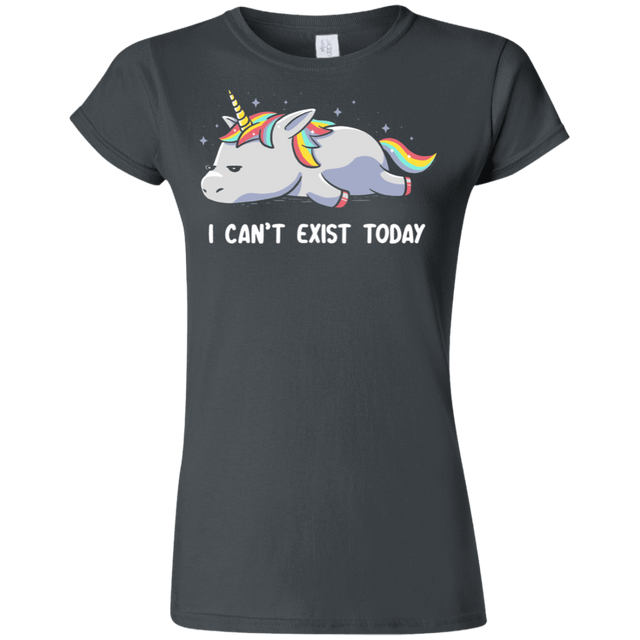 T-Shirts Charcoal / S I Can't Exist Today Junior Slimmer-Fit T-Shirt