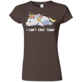 T-Shirts Dark Chocolate / S I Can't Exist Today Junior Slimmer-Fit T-Shirt