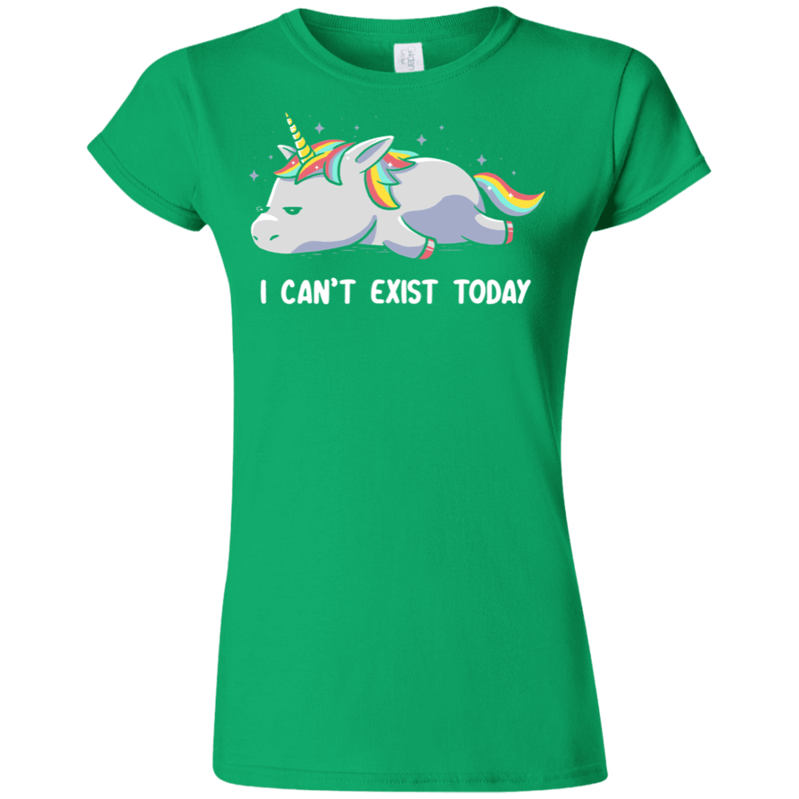 T-Shirts Irish Green / S I Can't Exist Today Junior Slimmer-Fit T-Shirt