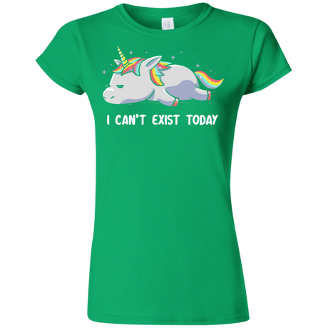 T-Shirts Irish Green / S I Can't Exist Today Junior Slimmer-Fit T-Shirt