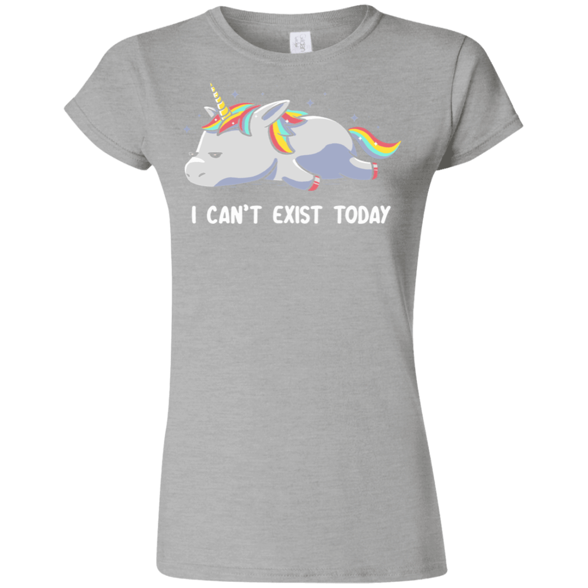 T-Shirts Sport Grey / S I Can't Exist Today Junior Slimmer-Fit T-Shirt