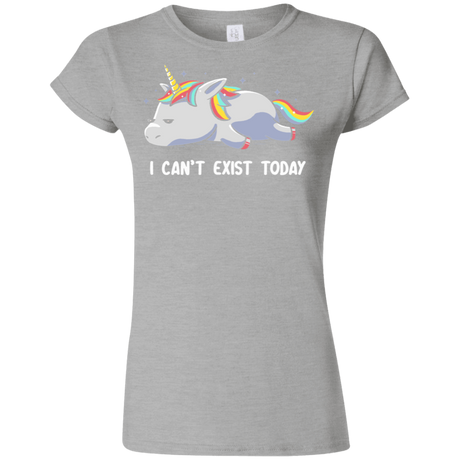 T-Shirts Sport Grey / S I Can't Exist Today Junior Slimmer-Fit T-Shirt