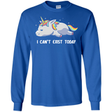 T-Shirts Royal / S I Can't Exist Today Men's Long Sleeve T-Shirt