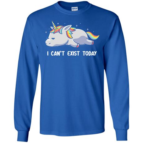 T-Shirts Royal / S I Can't Exist Today Men's Long Sleeve T-Shirt