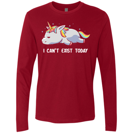T-Shirts Cardinal / S I Can't Exist Today Men's Premium Long Sleeve