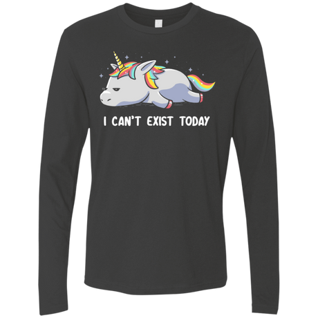 T-Shirts Heavy Metal / S I Can't Exist Today Men's Premium Long Sleeve