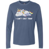 T-Shirts Indigo / S I Can't Exist Today Men's Premium Long Sleeve