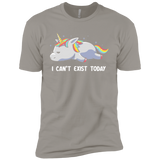 T-Shirts Light Grey / X-Small I Can't Exist Today Men's Premium T-Shirt