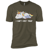 T-Shirts Military Green / X-Small I Can't Exist Today Men's Premium T-Shirt