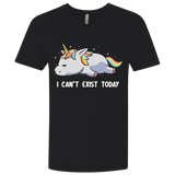 T-Shirts Black / X-Small I Can't Exist Today Men's Premium V-Neck