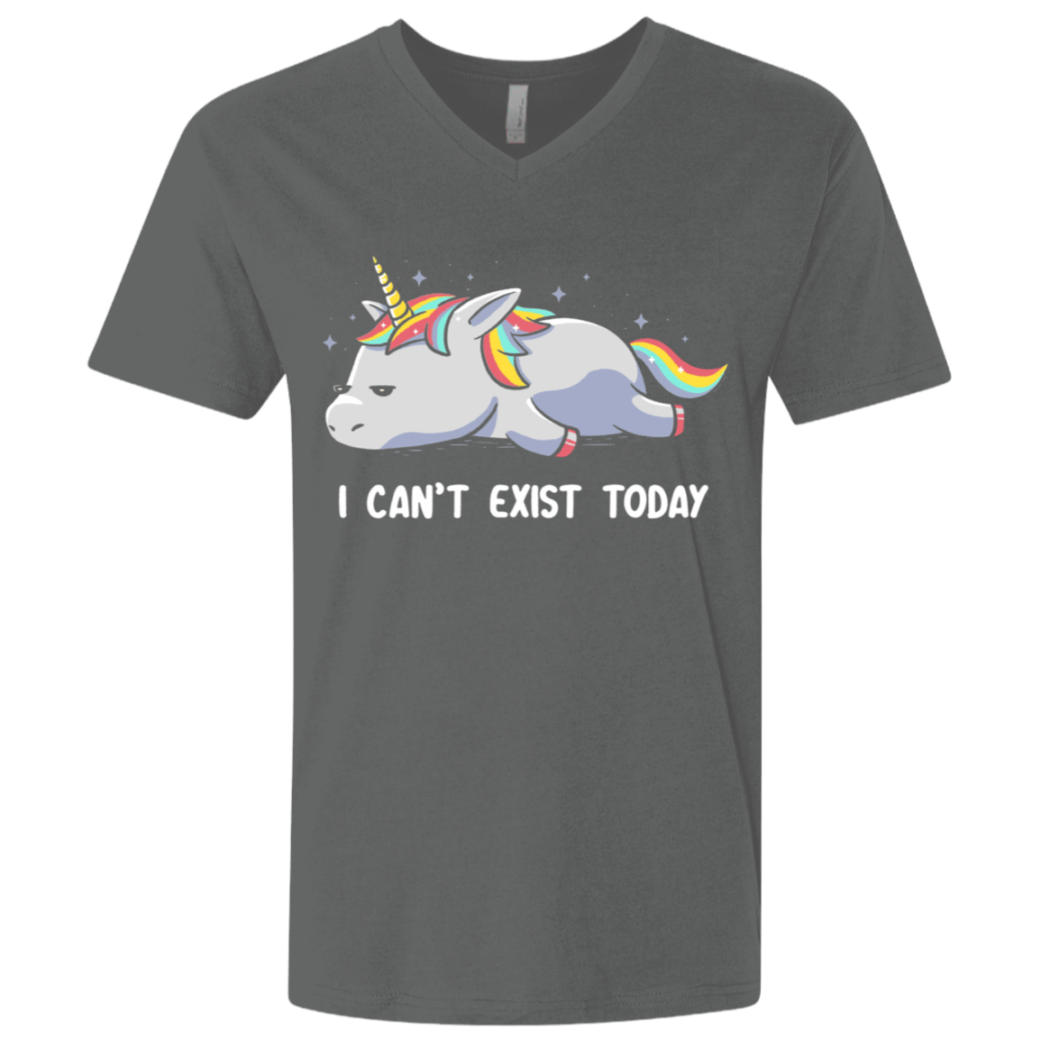 T-Shirts Heavy Metal / X-Small I Can't Exist Today Men's Premium V-Neck