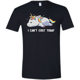 T-Shirts Black / X-Small I Can't Exist Today Men's Semi-Fitted Softstyle