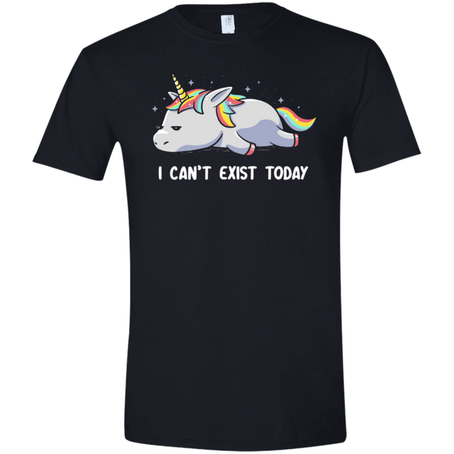 T-Shirts Black / X-Small I Can't Exist Today Men's Semi-Fitted Softstyle