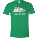 T-Shirts Heather Irish Green / S I Can't Exist Today Men's Semi-Fitted Softstyle