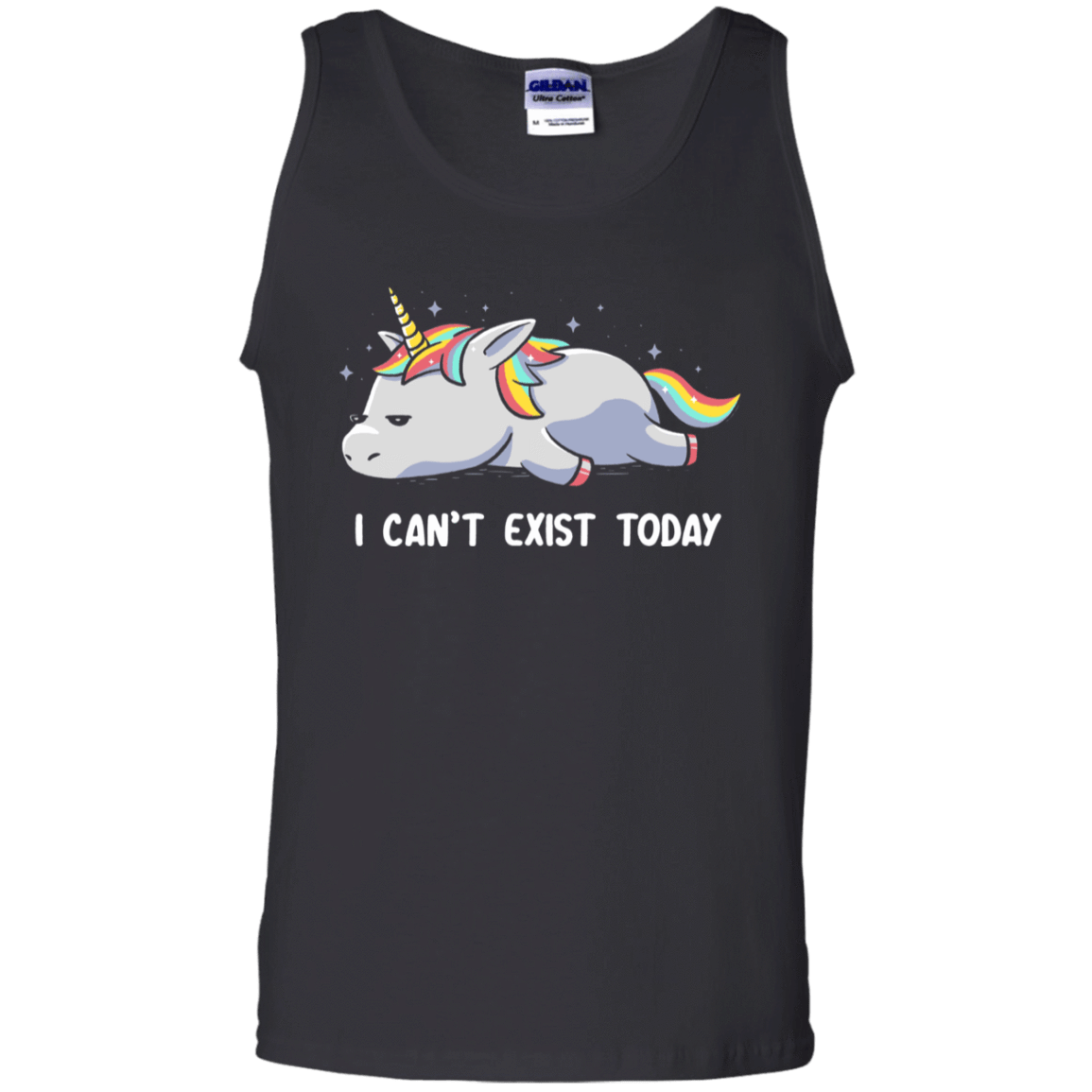 T-Shirts Black / S I Can't Exist Today Men's Tank Top