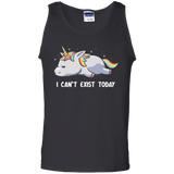 T-Shirts Black / S I Can't Exist Today Men's Tank Top