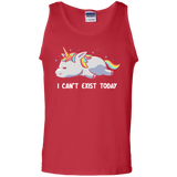 T-Shirts Red / S I Can't Exist Today Men's Tank Top