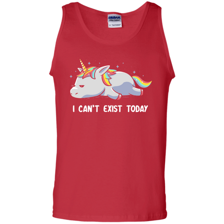 T-Shirts Red / S I Can't Exist Today Men's Tank Top