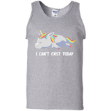 T-Shirts Sport Grey / S I Can't Exist Today Men's Tank Top