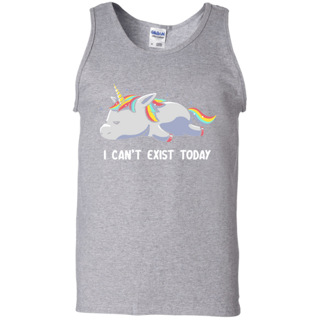 T-Shirts Sport Grey / S I Can't Exist Today Men's Tank Top