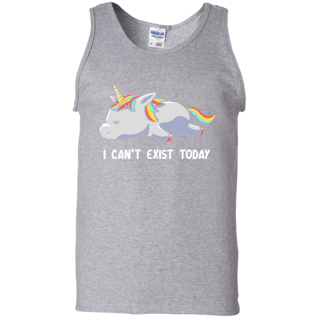 T-Shirts Sport Grey / S I Can't Exist Today Men's Tank Top