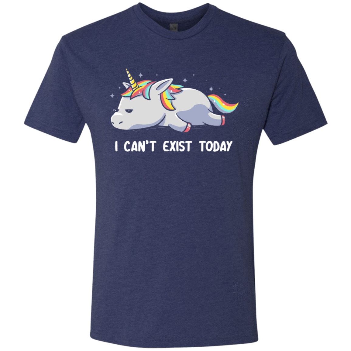 T-Shirts Vintage Navy / S I Can't Exist Today Men's Triblend T-Shirt