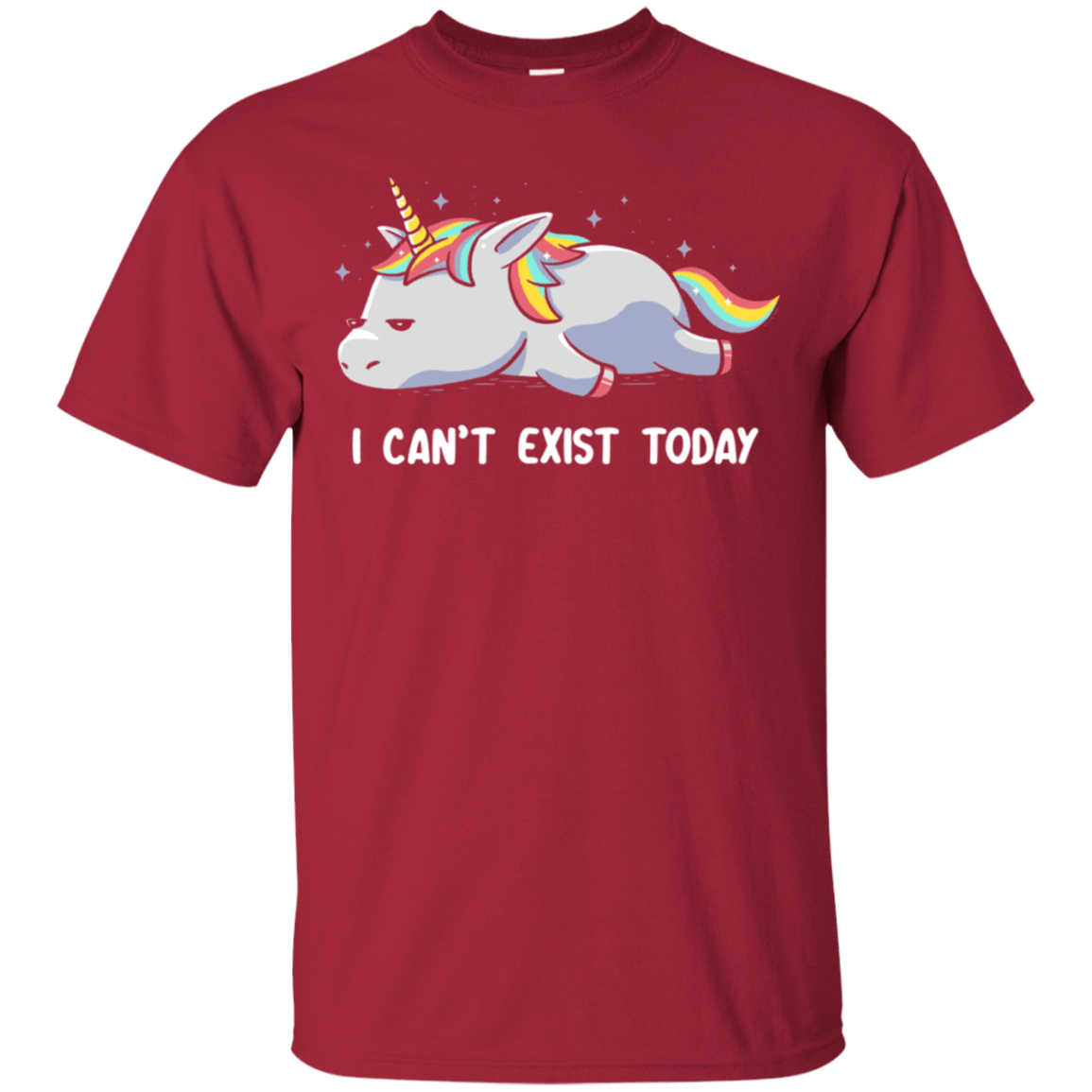 T-Shirts Cardinal / S I Can't Exist Today T-Shirt