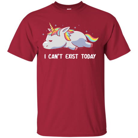 T-Shirts Cardinal / S I Can't Exist Today T-Shirt