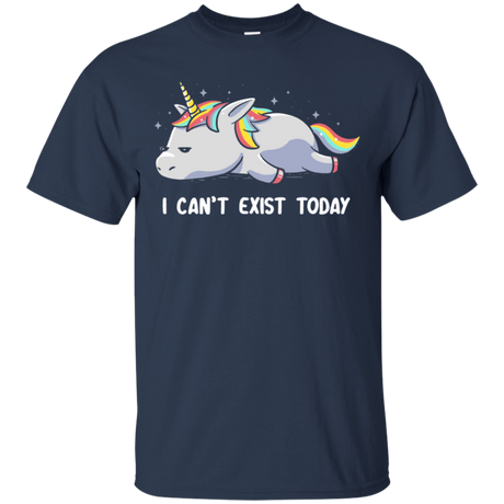 T-Shirts Navy / S I Can't Exist Today T-Shirt