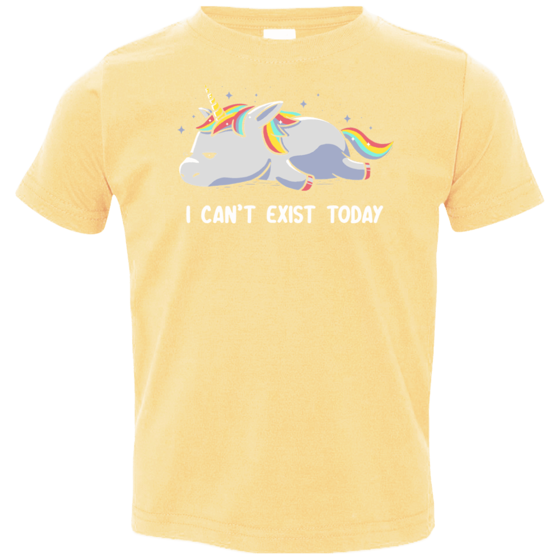T-Shirts Butter / 2T I Can't Exist Today Toddler Premium T-Shirt