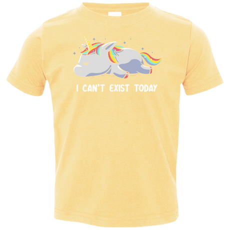 T-Shirts Butter / 2T I Can't Exist Today Toddler Premium T-Shirt